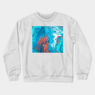 abstract acrylic painting Crewneck Sweatshirt